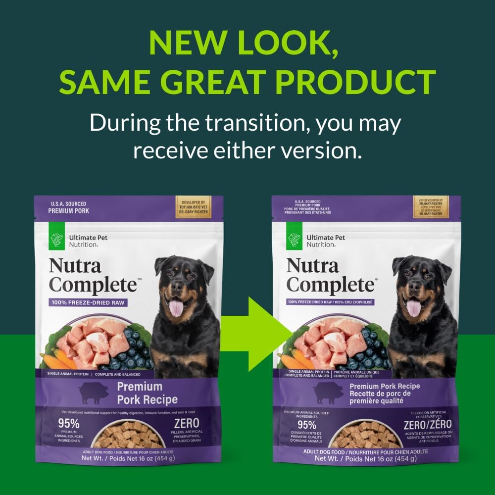 Nutra Complete: porciones de cerdo seco para proteína de digestibilidad