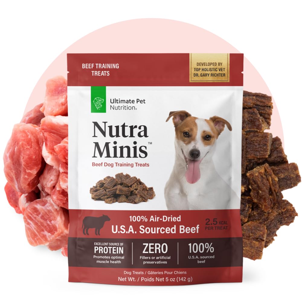 Nutra Minis para entrenamiento, refuerzo positivo con sabor natural.