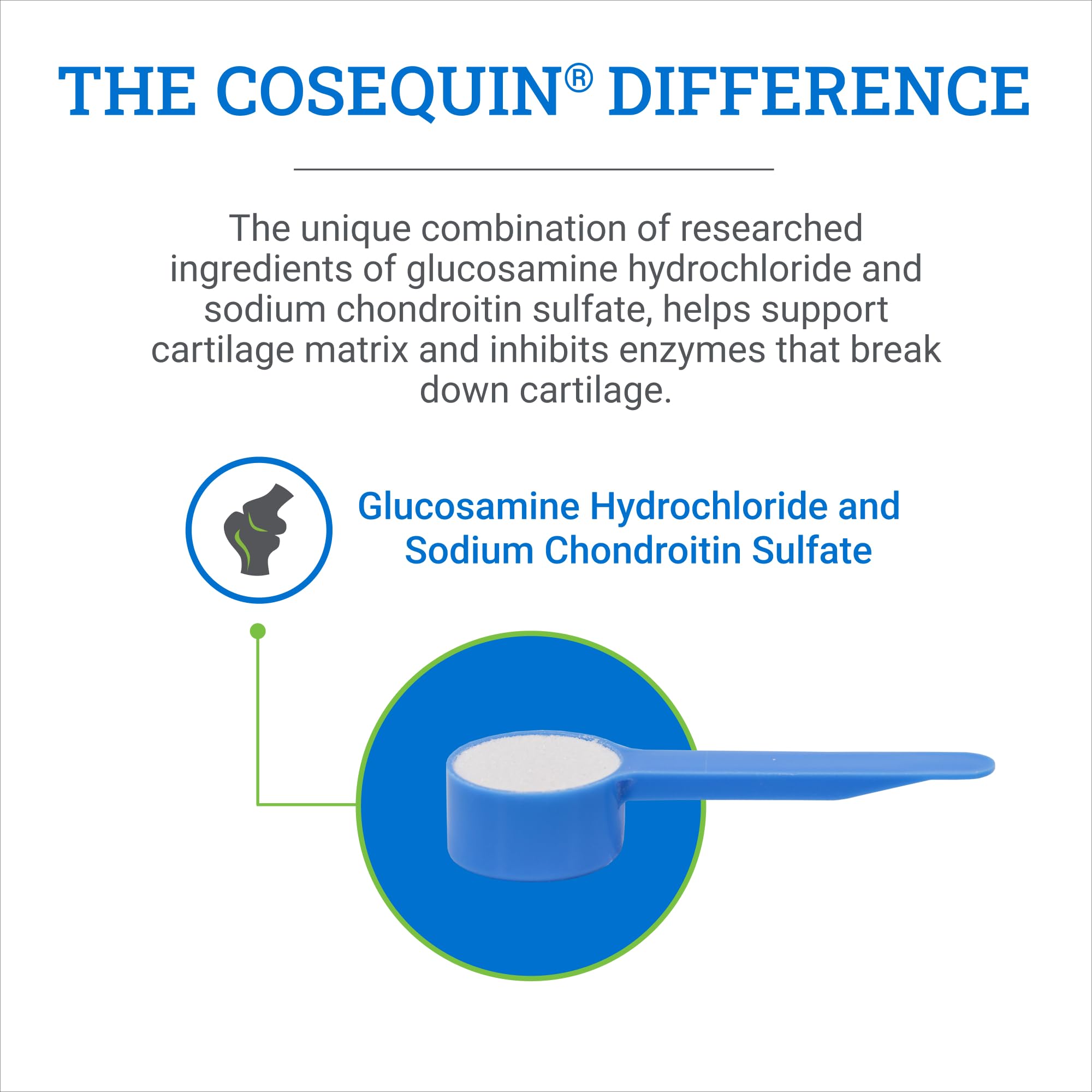 Nutramax Cosequin apoyo articular para caballos activos en polvo.