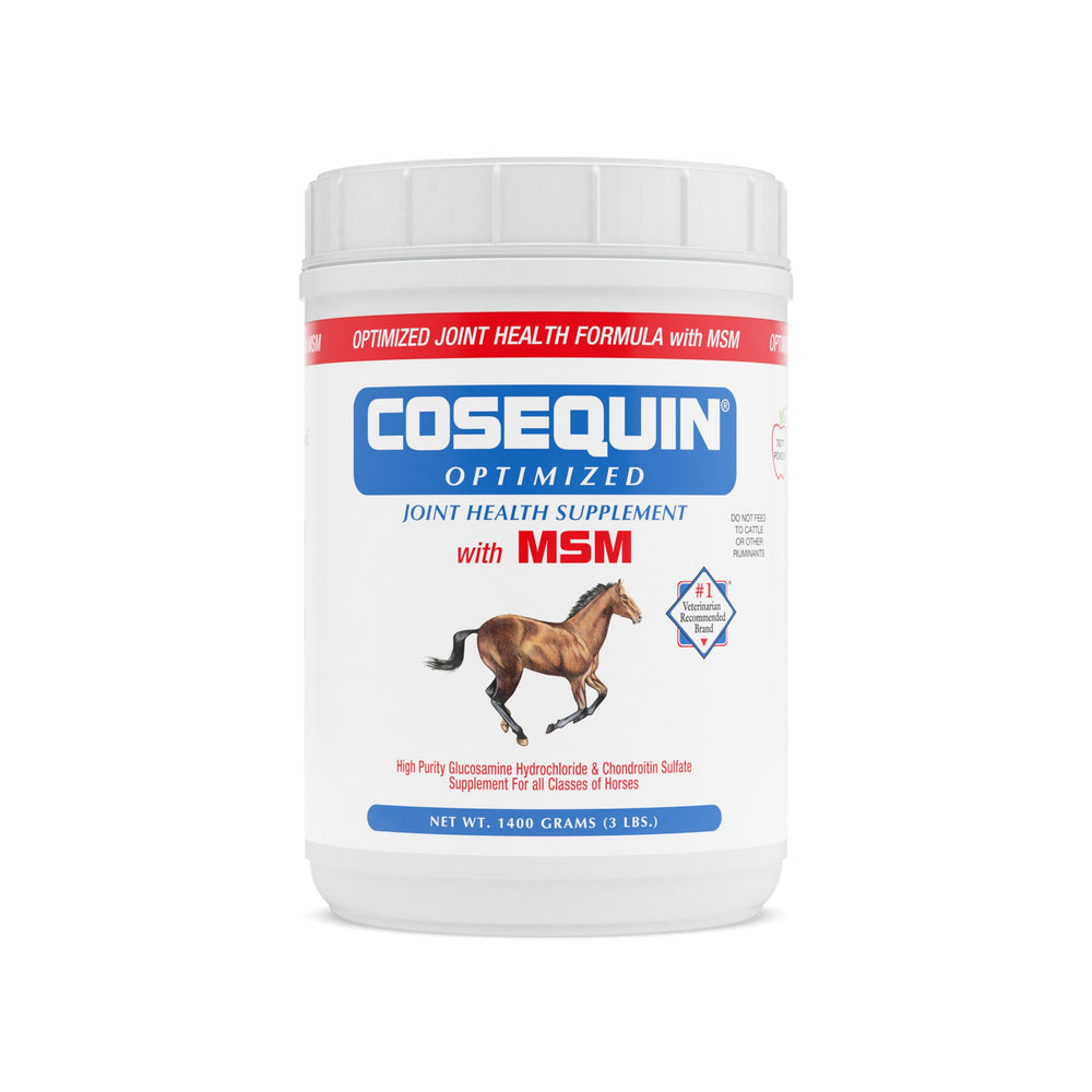 Nutramax Cosequin Optimizado envase, almacenamiento práctico para uso diario.