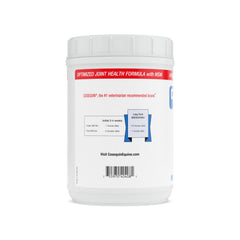 Polvo de Nutramax Cosequin Optimizado para mezclar con alimento fácilmente.