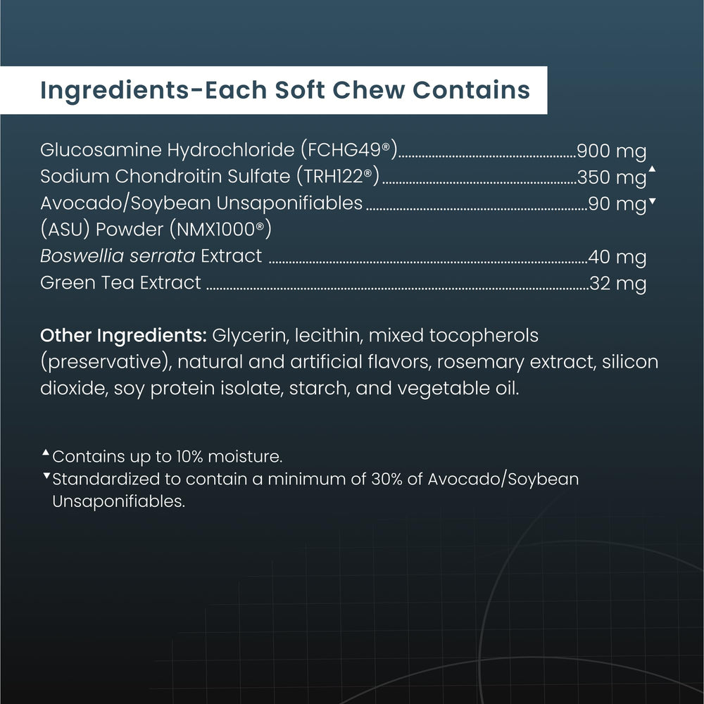 Extracto de Boswellia serrata en Dasuquin para un perfil de apoyo natural.