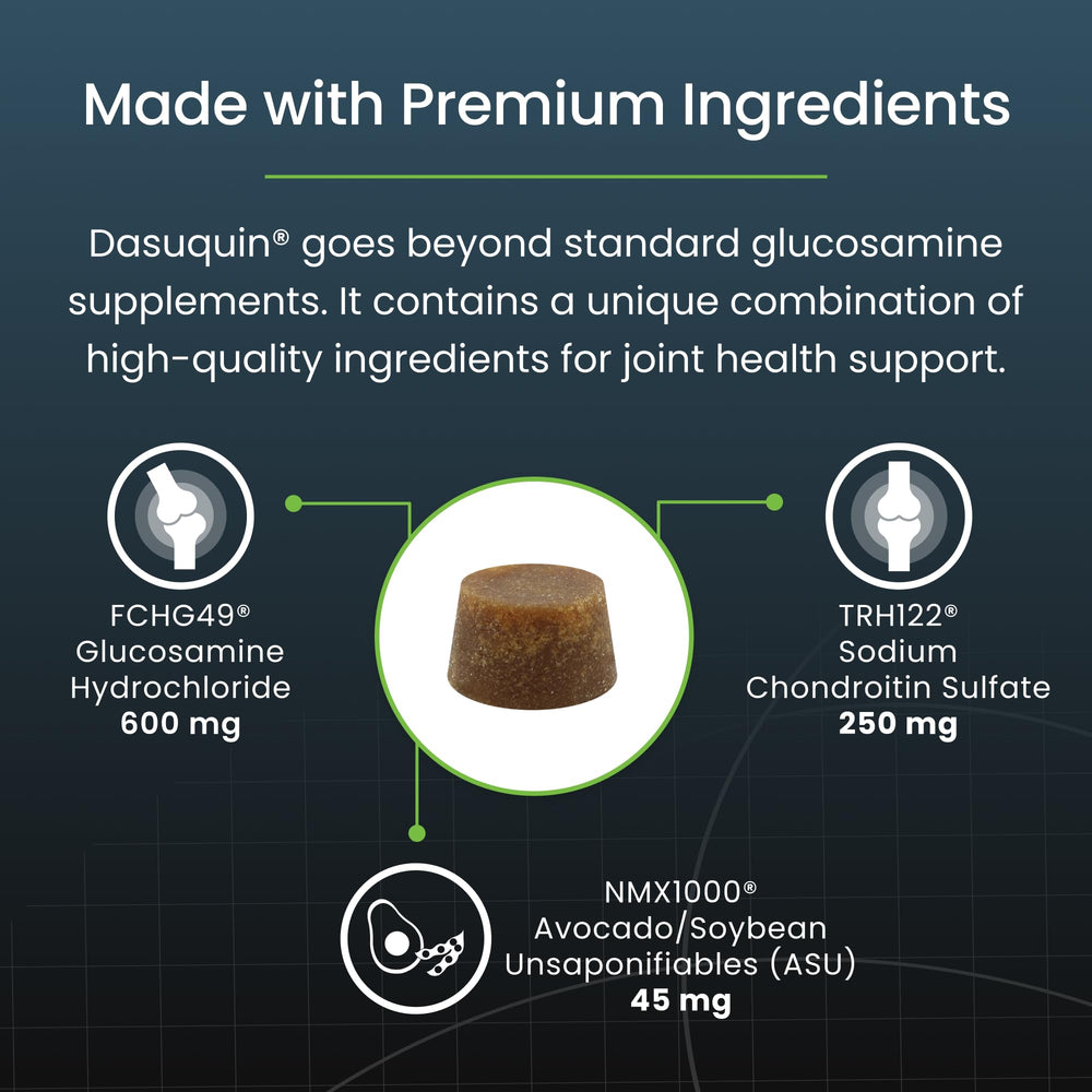 Nutramax Dasuquin producto fabricado en Estados Unidos y verifica calidad.