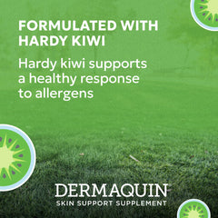 Nutramax Dermaquin kiwi hardy, ingrediente natural para piel más saludable.
