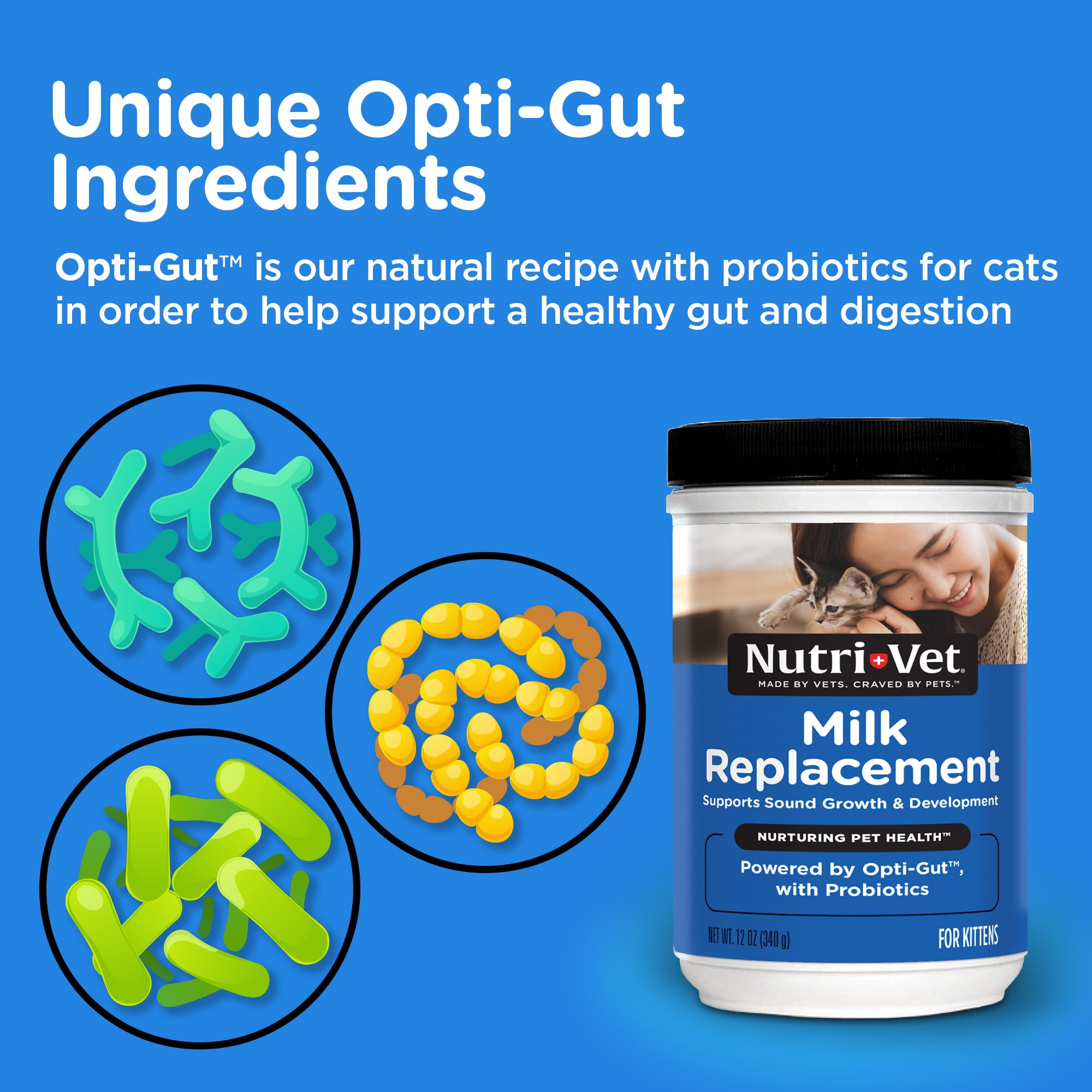 Nutri-Vet fórmula veterinaria en polvo para gatitos, seguridad y calidad