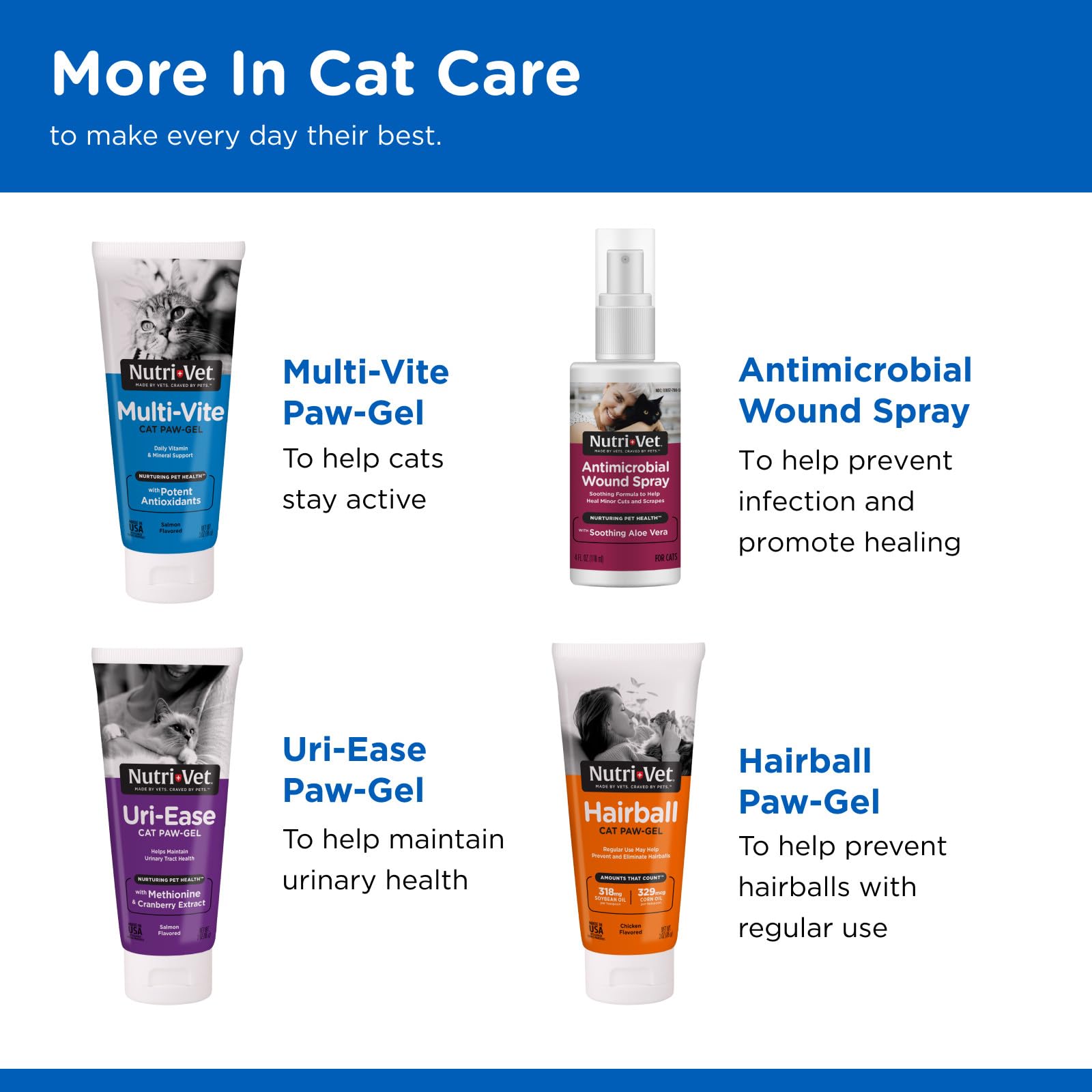 Nutri-Vet kit gatitos esenciales en polvo, nutrición completa para el inicio