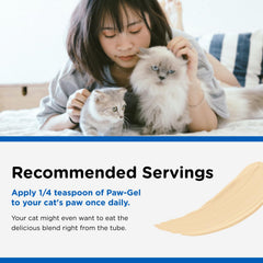 Nutri-Vet Multi-Vite Paw Gel, textura suave para administrar con facilidad.