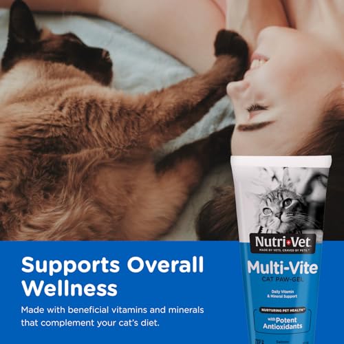 Nutri-Vet Multi-Vite Paw Gel, tubo de 3 oz para uso diario.