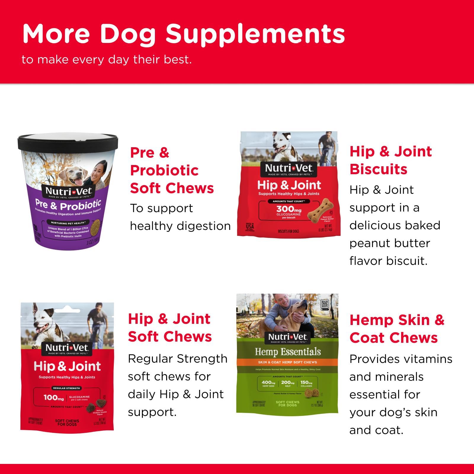 Nutri-Vet Advanced Strength Hip & Joint: perro mayor subiendo escaleras con mayor estabilidad.