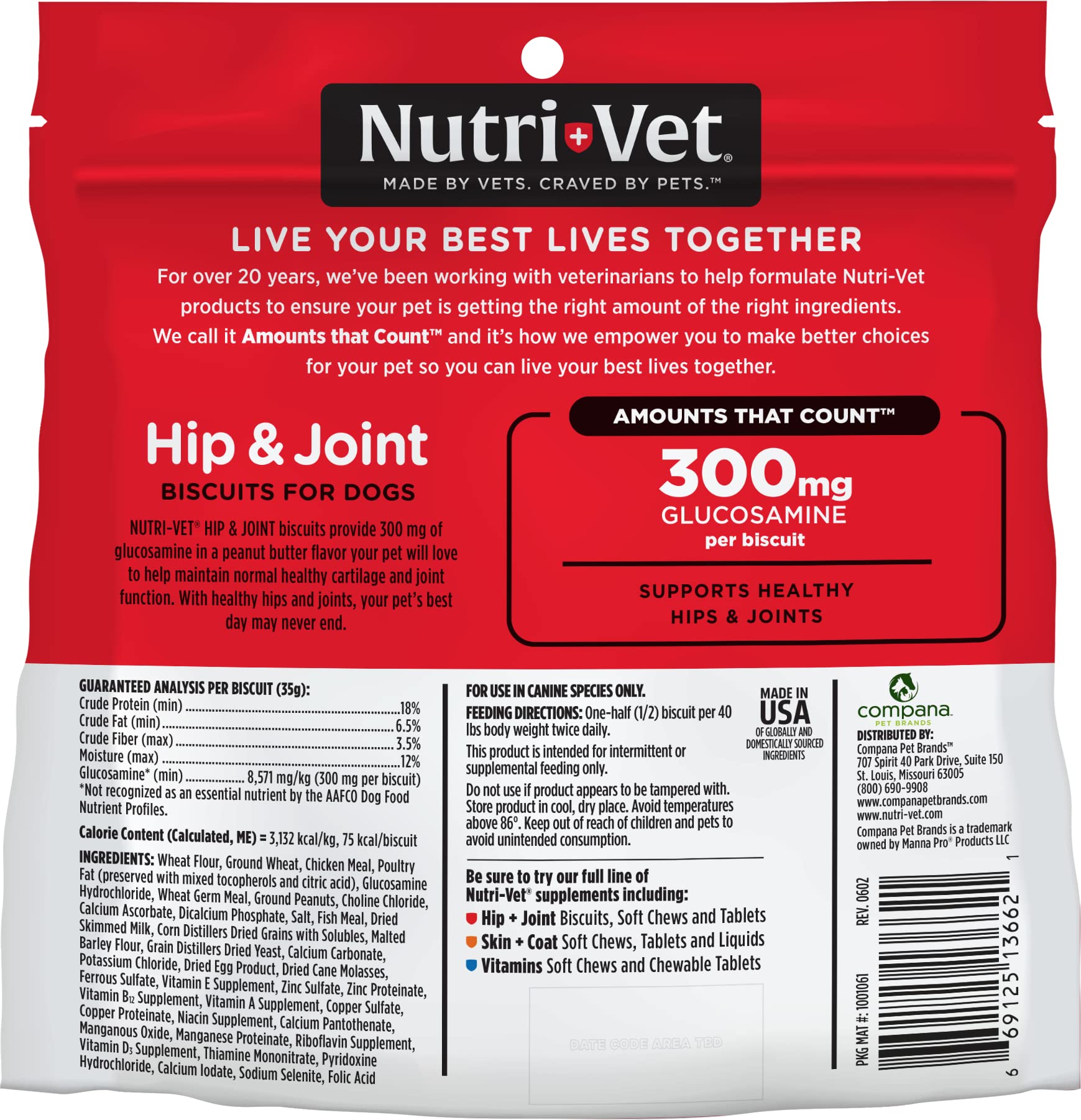 Uso diario de Nutri-Vet facilita movilidad y bienestar en perros grandes.