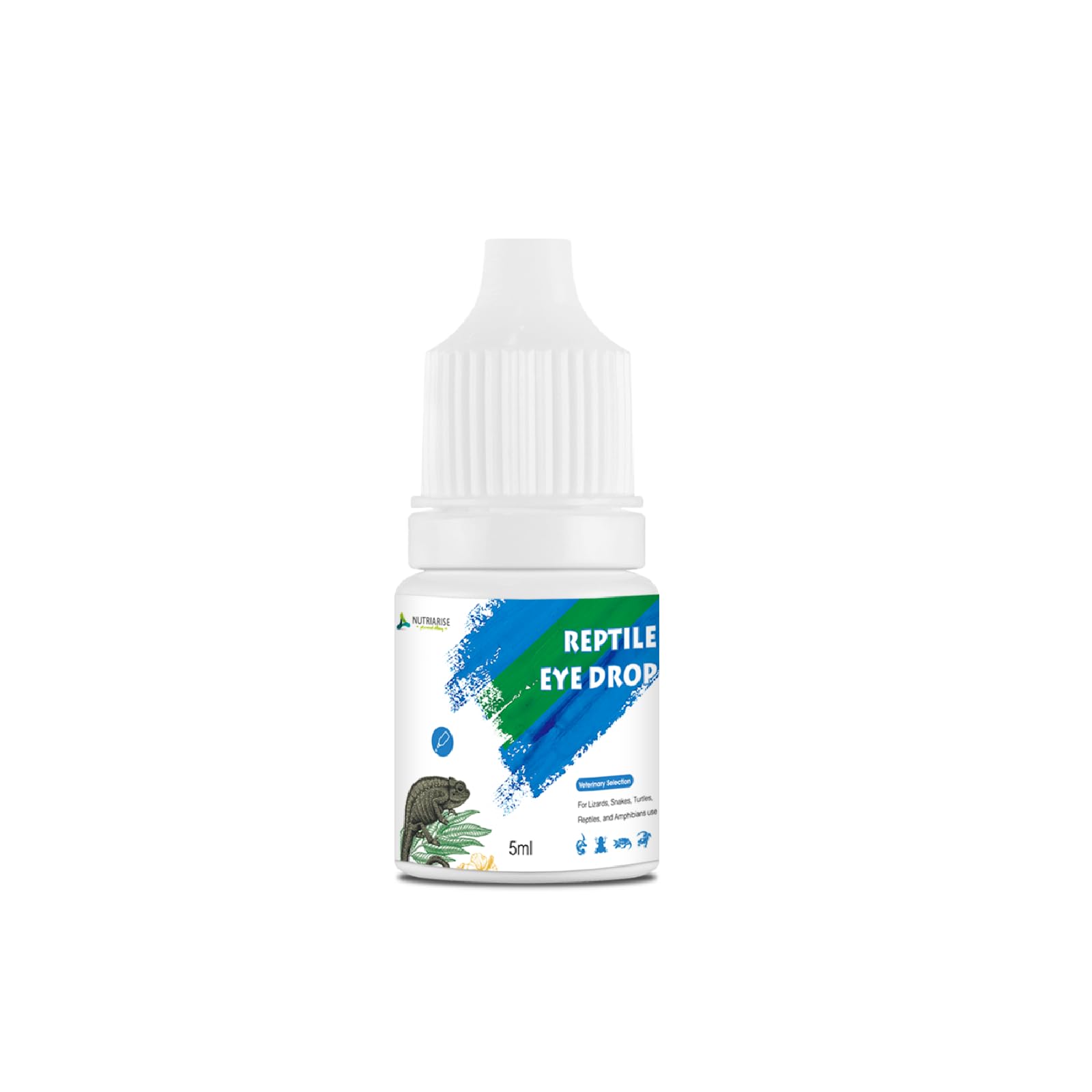 NUTRIARISE garras para ojos: botella para reptiles, limpieza suave.