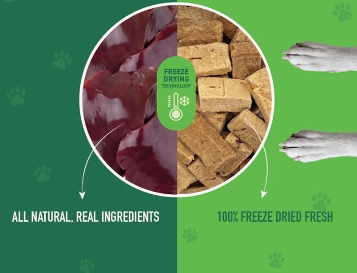 Nutribite higado de res liofilizado textura crujiente, ideal para snack saludable.