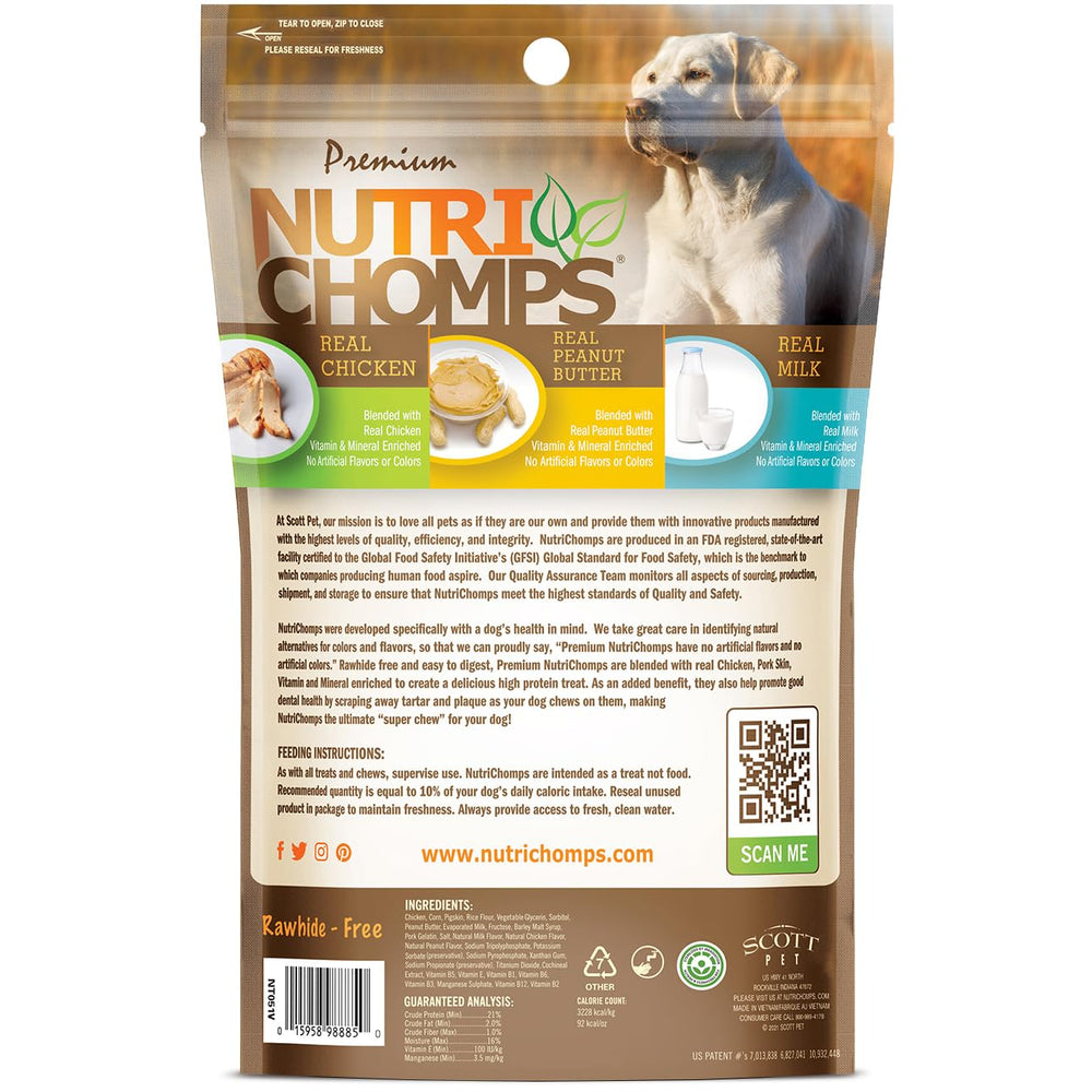 NutriChomps contribuye a la higiene dental durante la masticación.