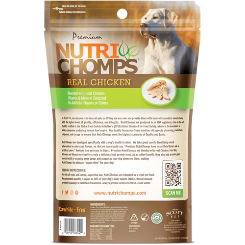 NutriChomps para perro pequeño: nudo de 2.5 pulgadas adecuado.