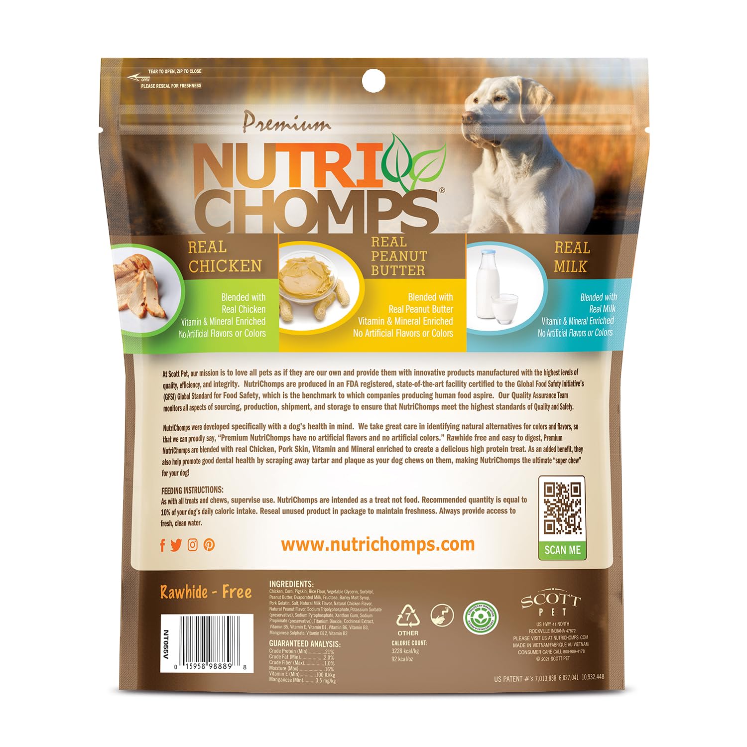 NutriChomps sin piel cruda: opción segura y digestible