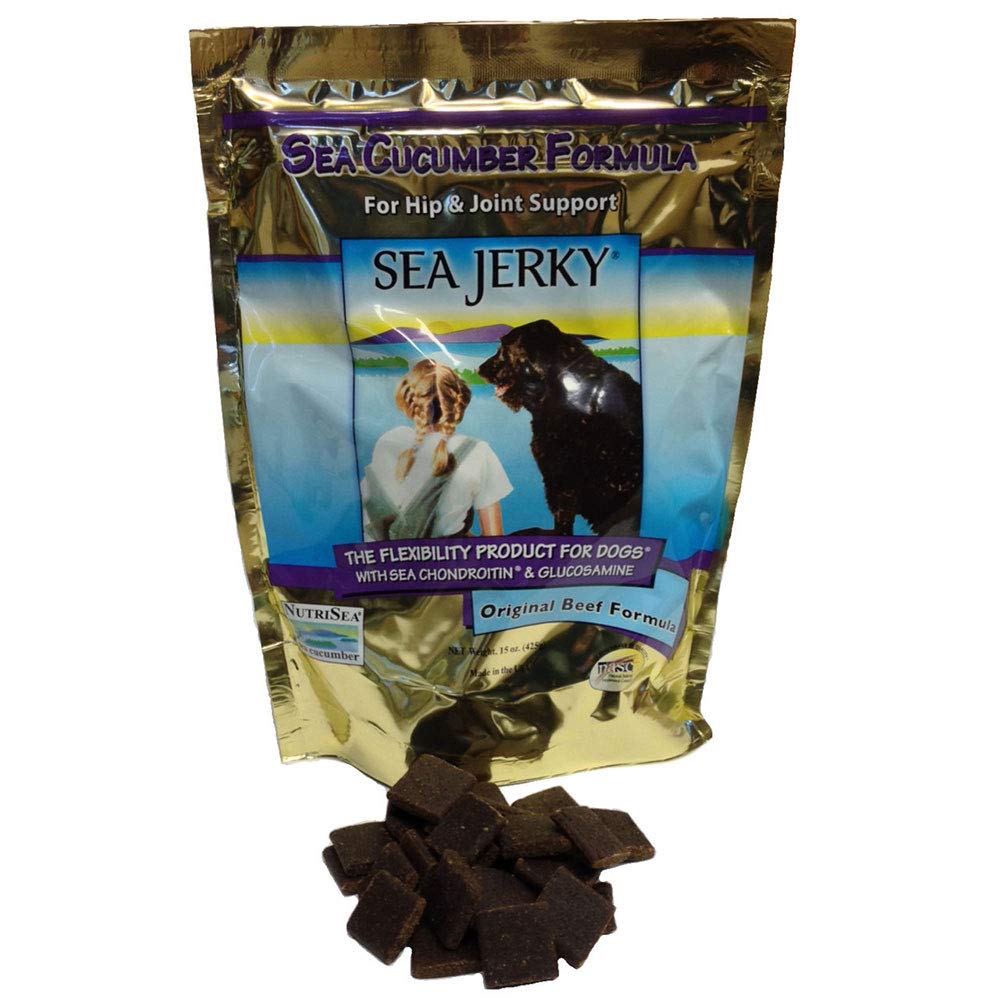 NutriSea Sea Jerky: bolsa de 15 oz, posible mejora de la flexibilidad articular para perros