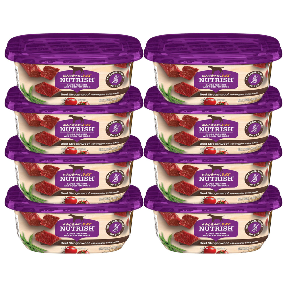 Nutrish Beef Stroganwoof envases de 8 oz listos para servir a tu perro