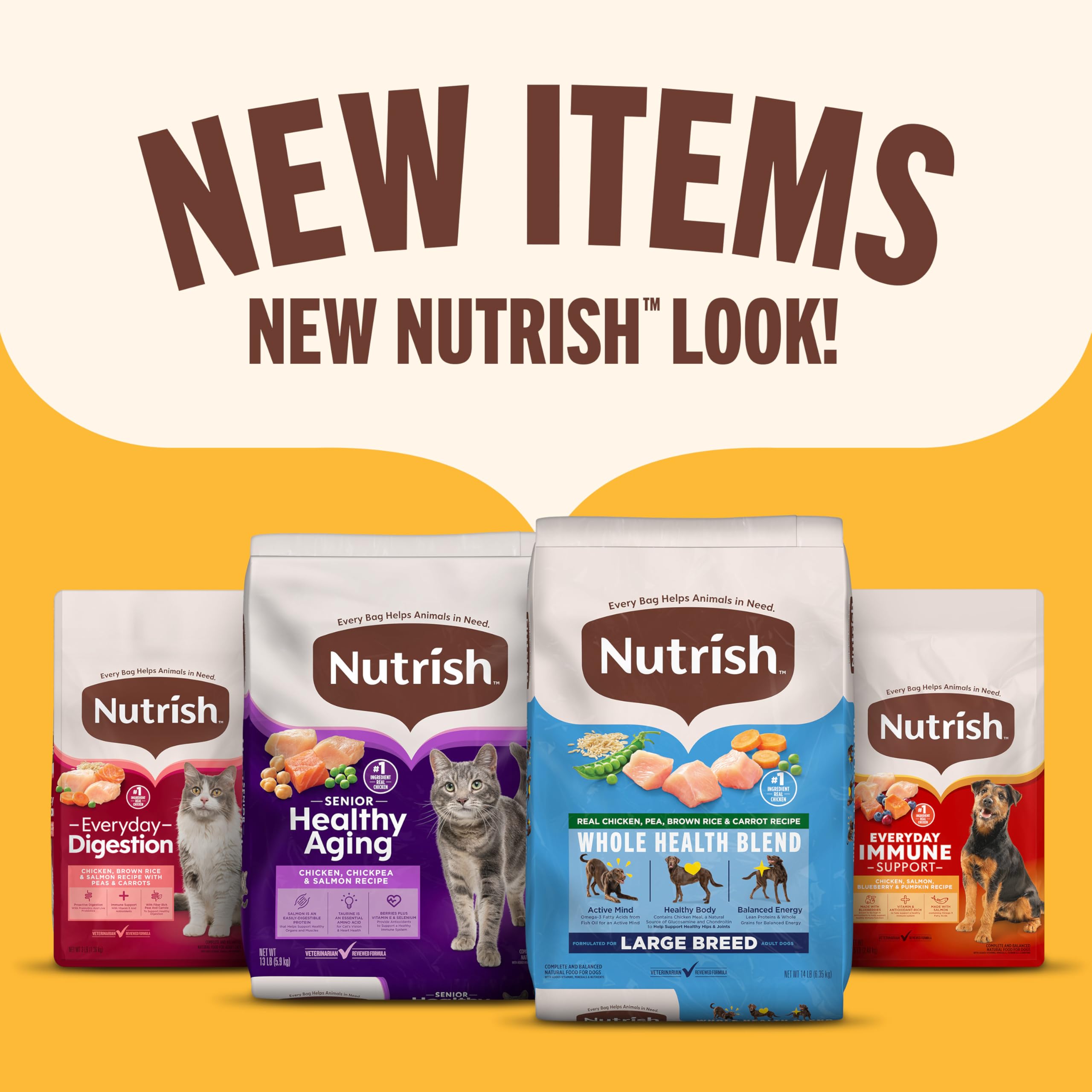 Perros de todas las tallas pueden disfrutar Nutrish Burger Bites.