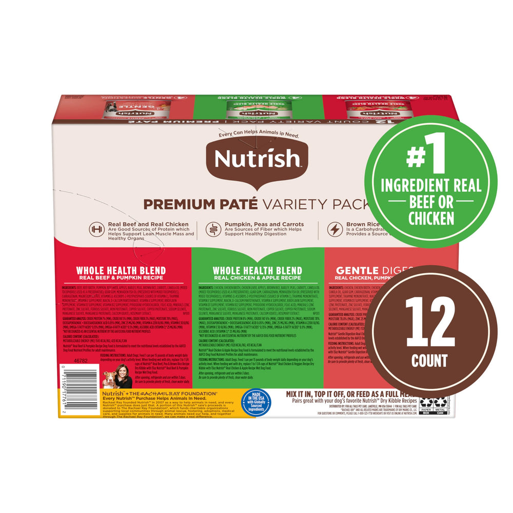 Nutrish Calabaza y Salmón, receta equilibrada para perros adultos