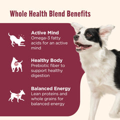 Rachael Ray Nutrish bolsa de 5,5 libras en la imagen; conveniencia para perros activos.