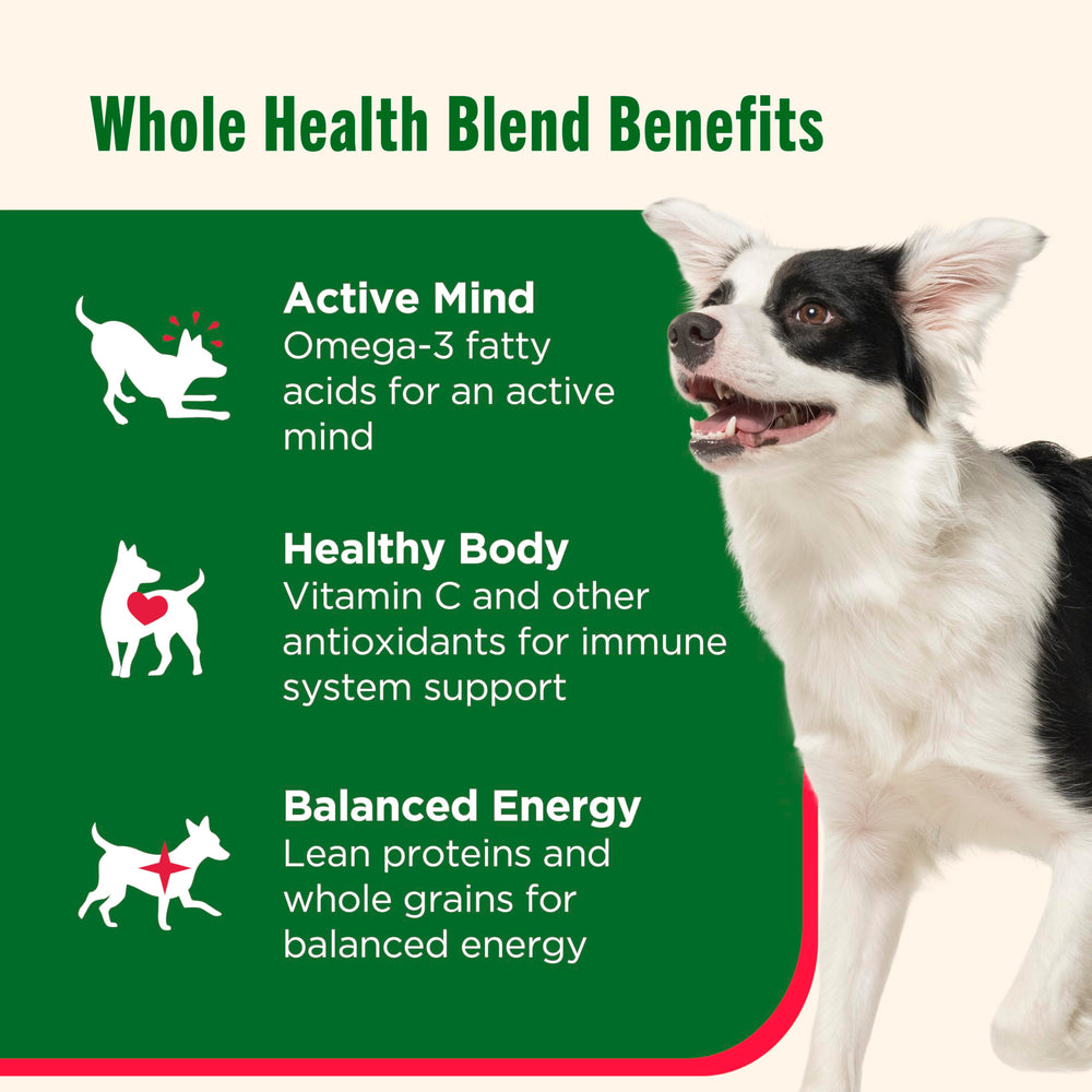 Nutrish Mezcla Salud Integral Pollo Real y Manzana, proteína y nutrientes