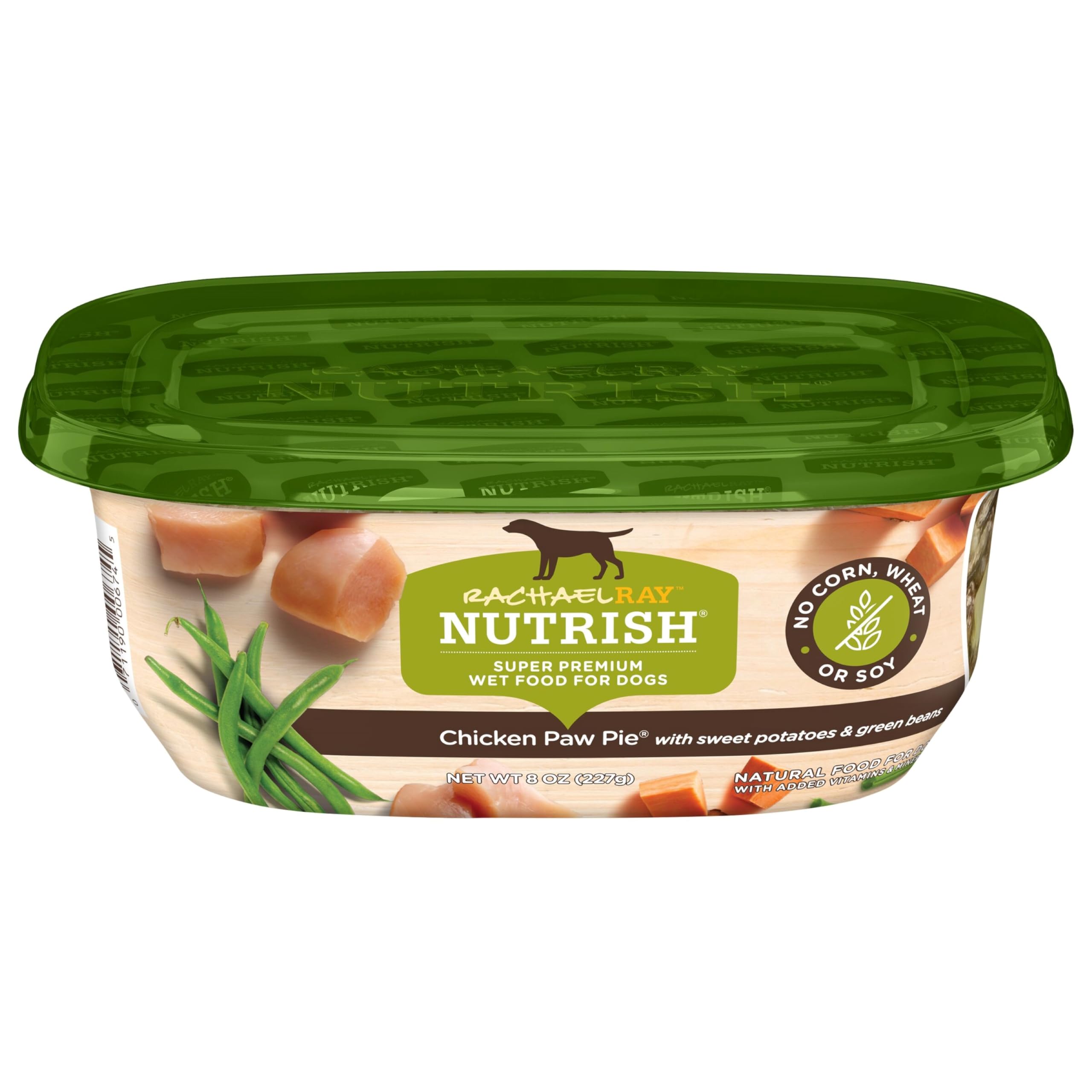 Nutrish Pastel de Pata en tarro de 8 oz para comidas diarias.