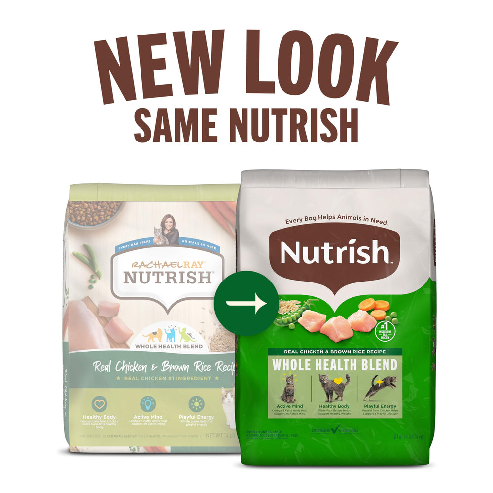 Nutrish pollo real como ingrediente principal para mantener la proteína de la dieta felina