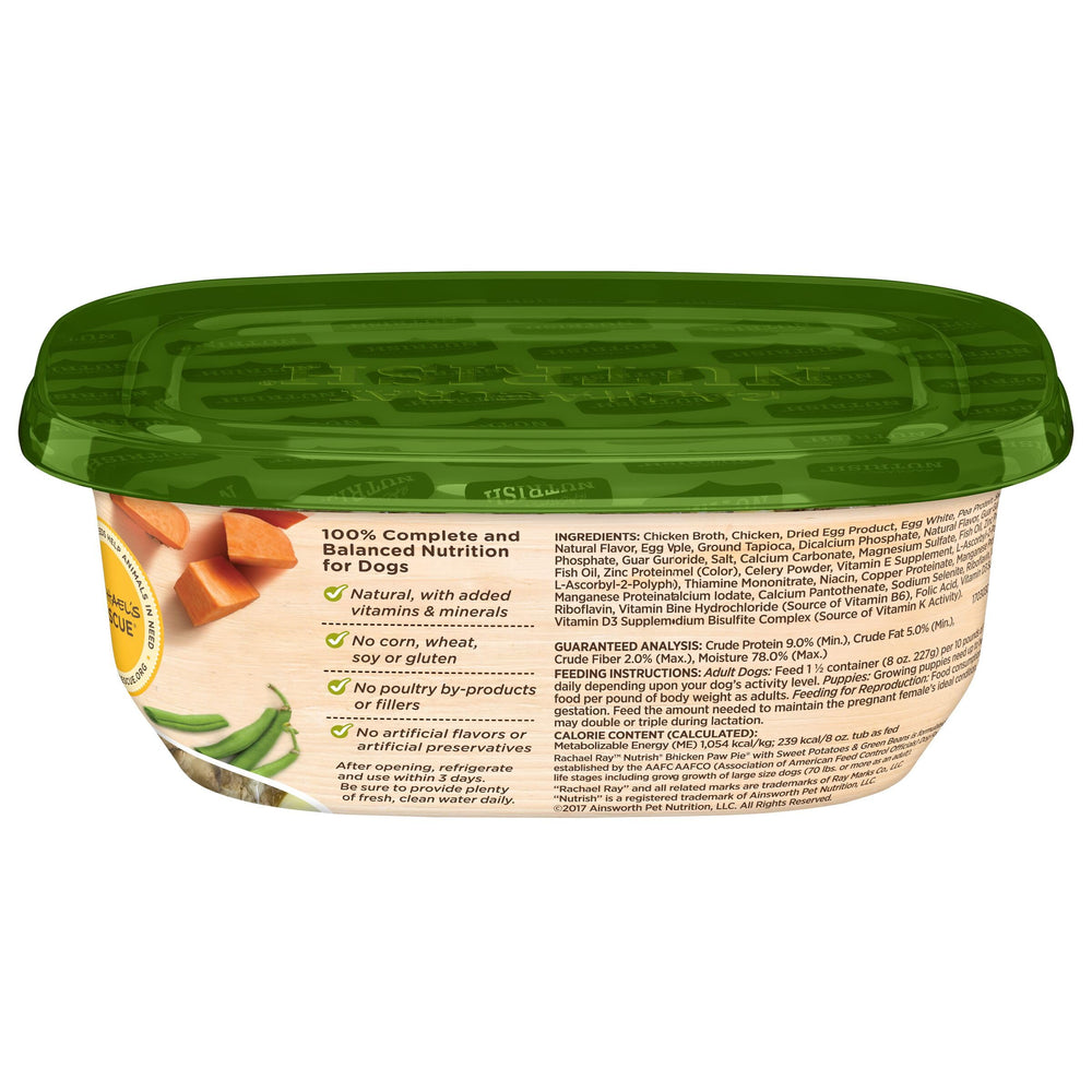Nutrish Pollo Real en tarro, fuente de proteína para perros.
