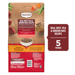 Nutrish Rachael Ray, bolsa de 5 lb para perros, práctica para alimentar a diario.