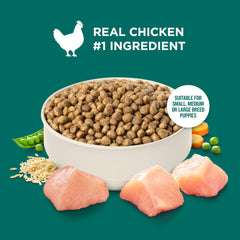 Nutrish Rachael Ray, ingredientes naturales para la dieta diaria de cachorros.