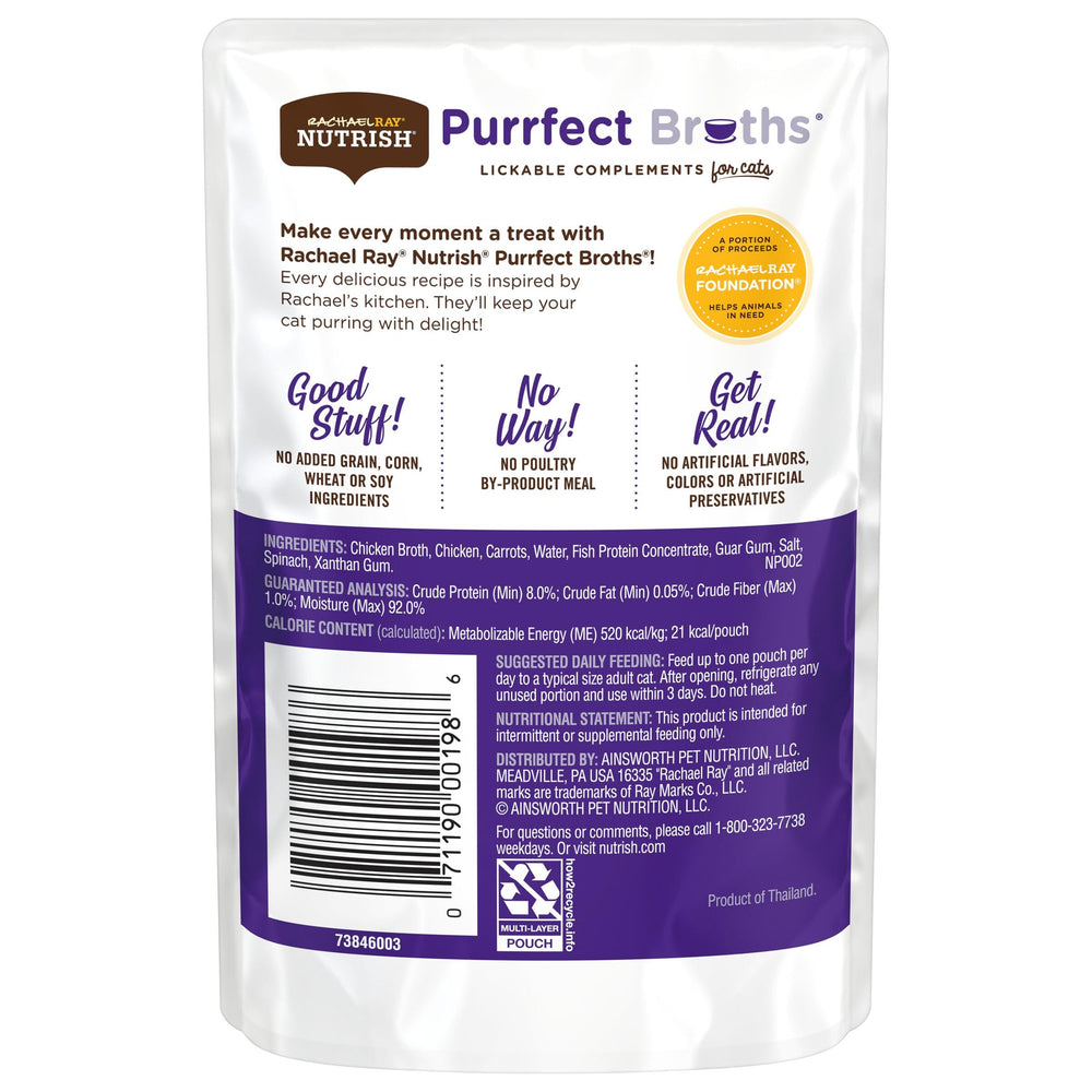 Nutrish Purrfect Broths: caldo de pollo real en cada porción