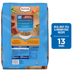 Nutrish Rachael Ray, tazón de comida para gran raza en espera de servicio