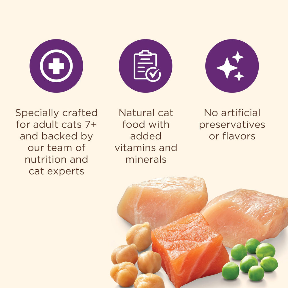 Nutrish Senior Healthy Aging, vitamina E y minerales para antioxidant.
