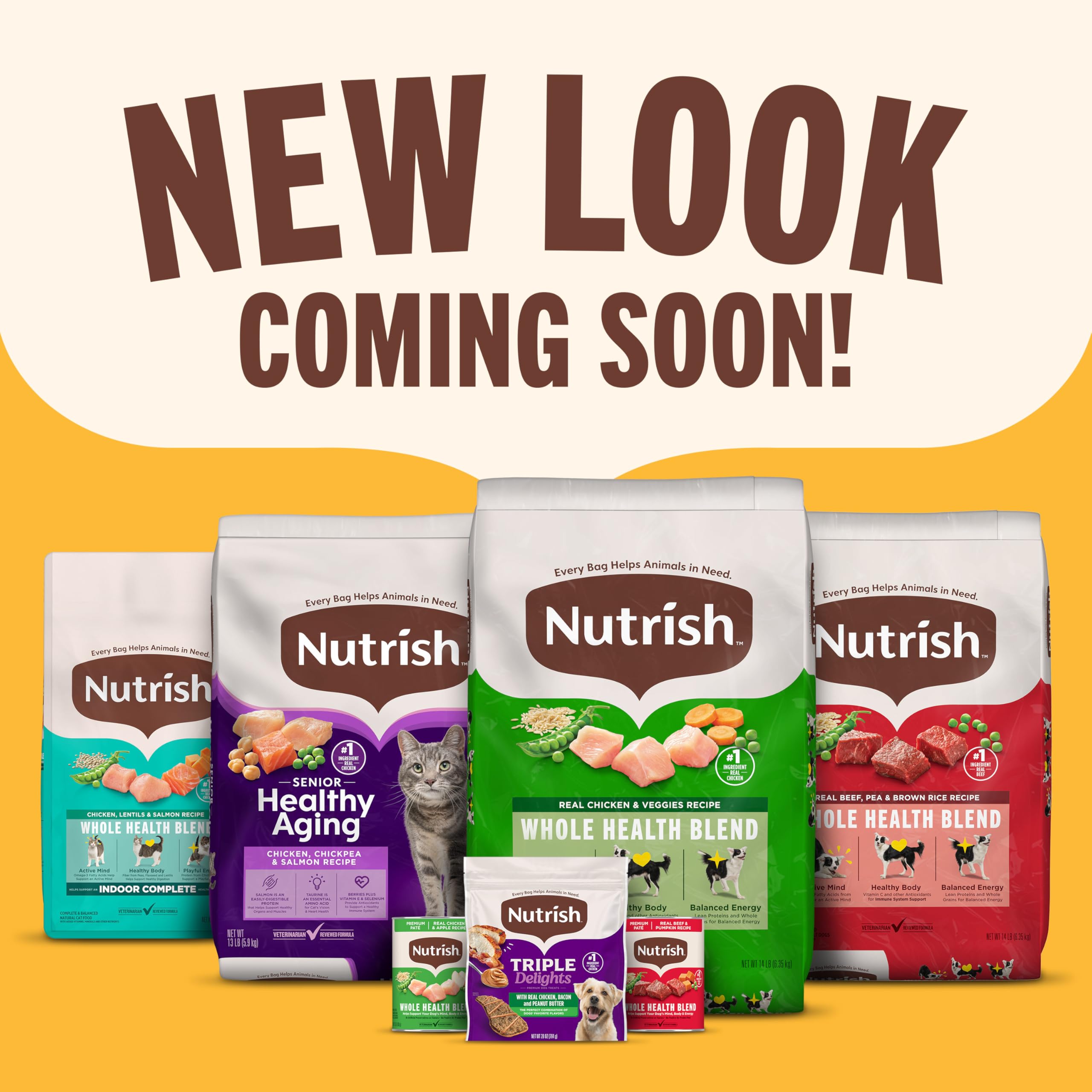 Nutrish sin colorantes artificiales, sabores ni conservantes