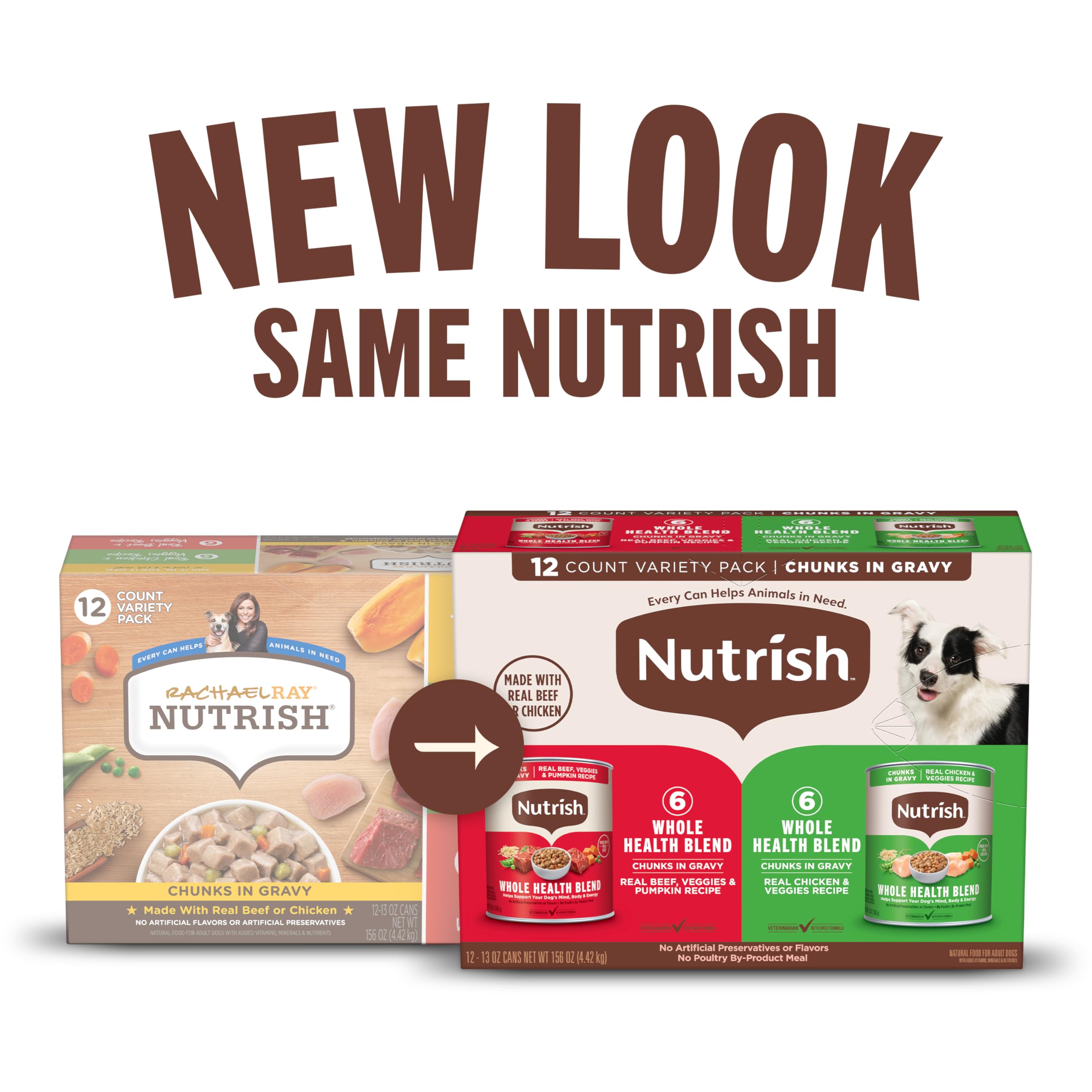 Nutrish trozos-pollo-real-salsa, proteína magra para energía diaria.