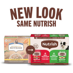 Nutrish trozos-pollo-real-salsa, proteína magra para energía diaria.