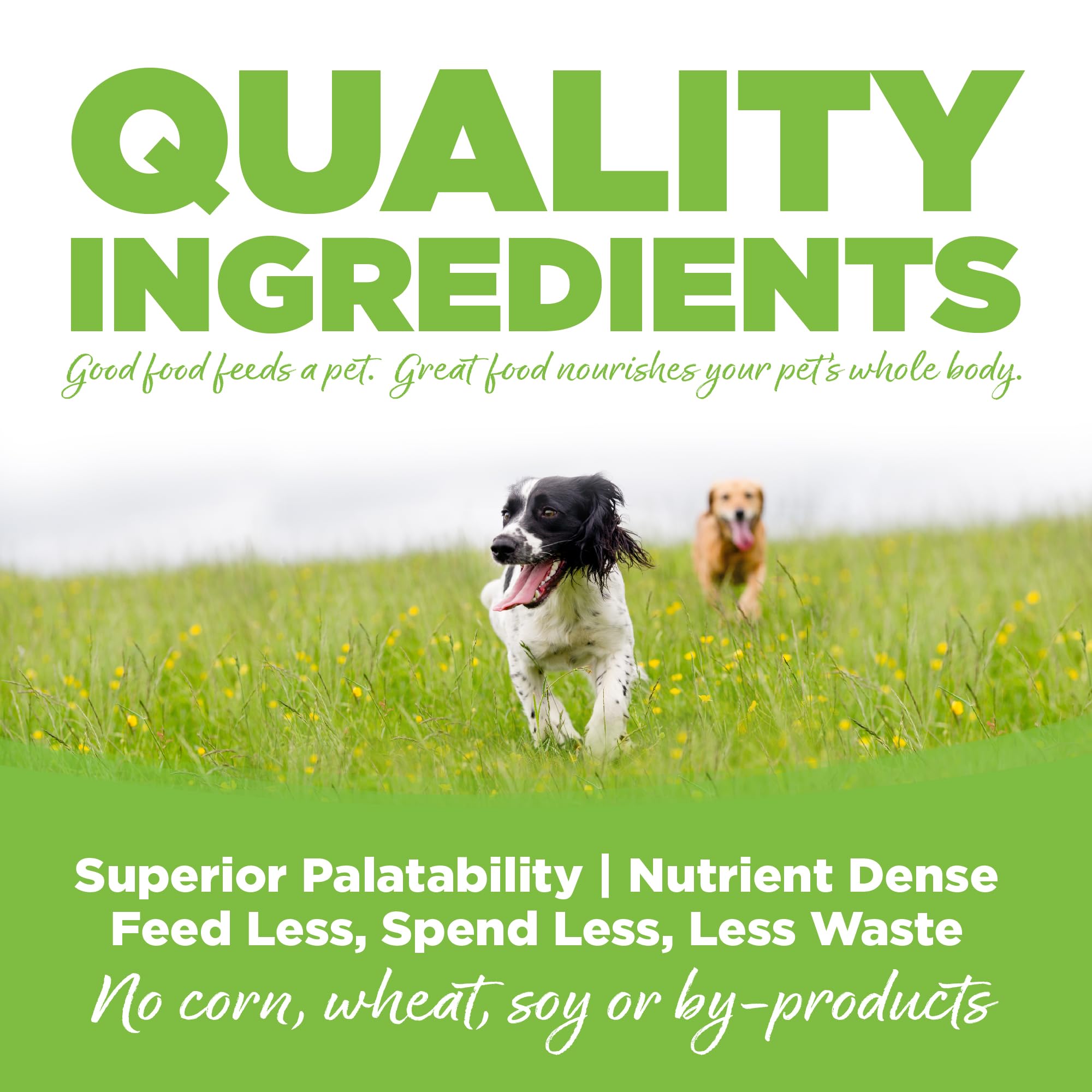 NutriSource Control Peso perro seco 4lb: pollo e ingredientes destacados en etiqueta