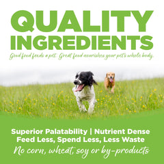 NutriSource Control Peso perro seco 4lb: pollo e ingredientes destacados en etiqueta
