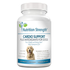 Nutrition Strength Apoyo Cardíaco para Perros, empaque visible y listo para comprar.