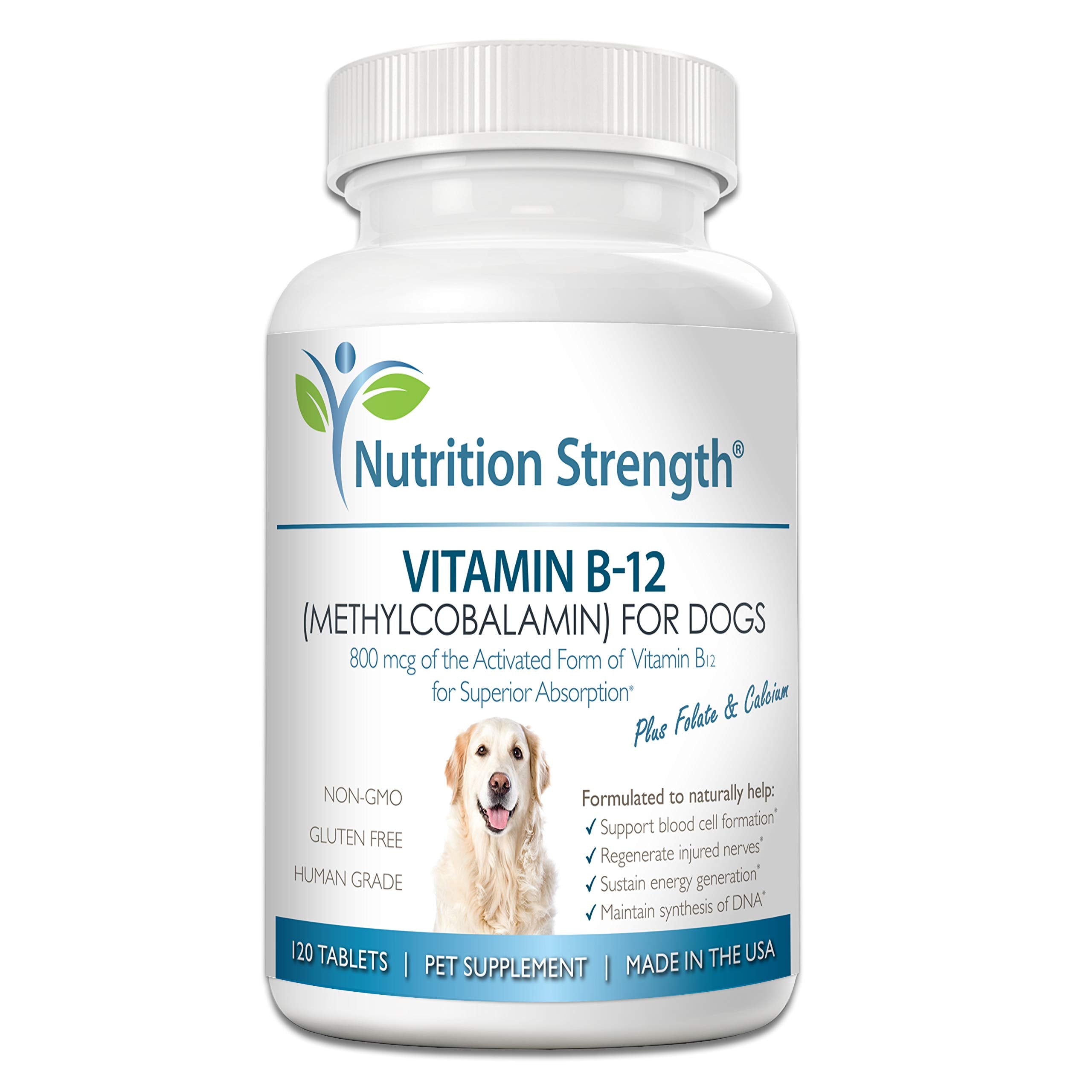 Nutrition Strength B12 para perros: empaque seguro y práctico para este suplemento