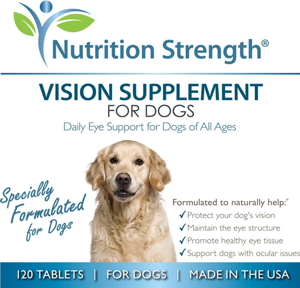Dosis diaria de visión canina con Nutrition Strength; sabor agradable.