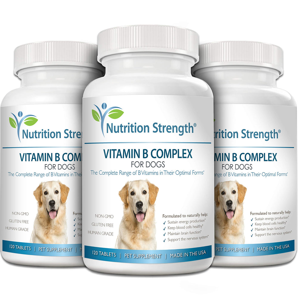 Tabletas Nutrition Strength B para perros, fabricadas en EE. UU. con altos estándares