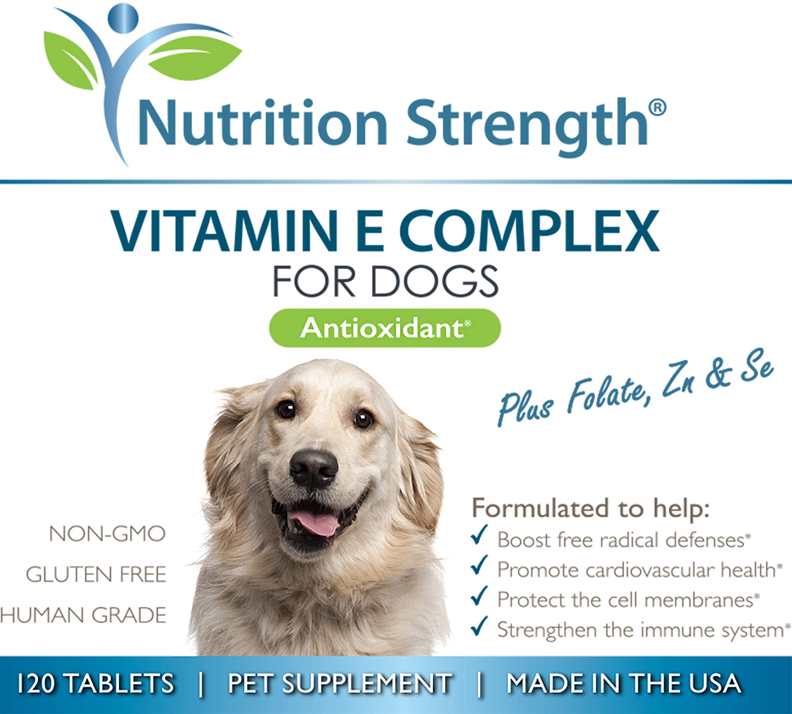 Nutrition Strength Vitamina E para perros, ayuda a la integridad de membranas