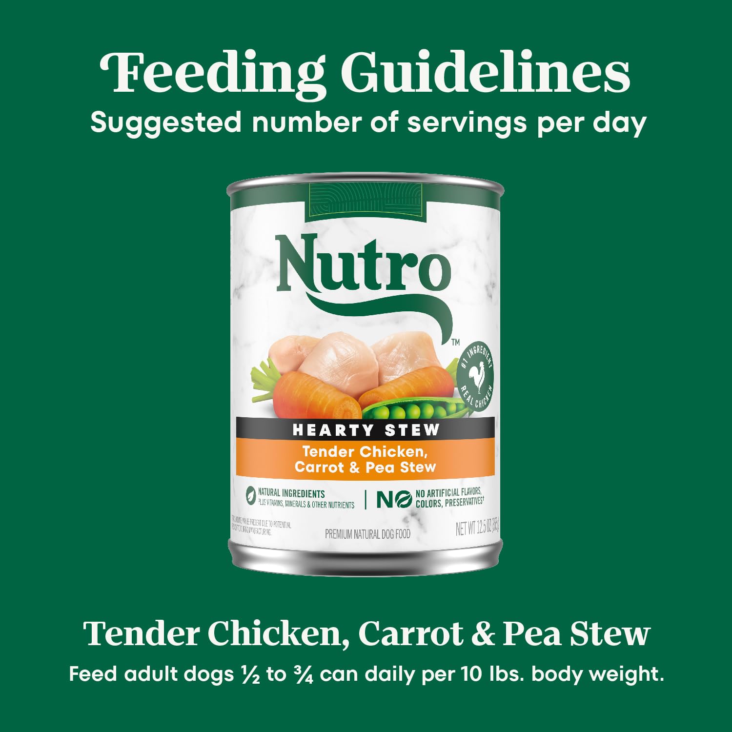 Nutro Hearty Stew guiso espeso: textura agradable para masticar