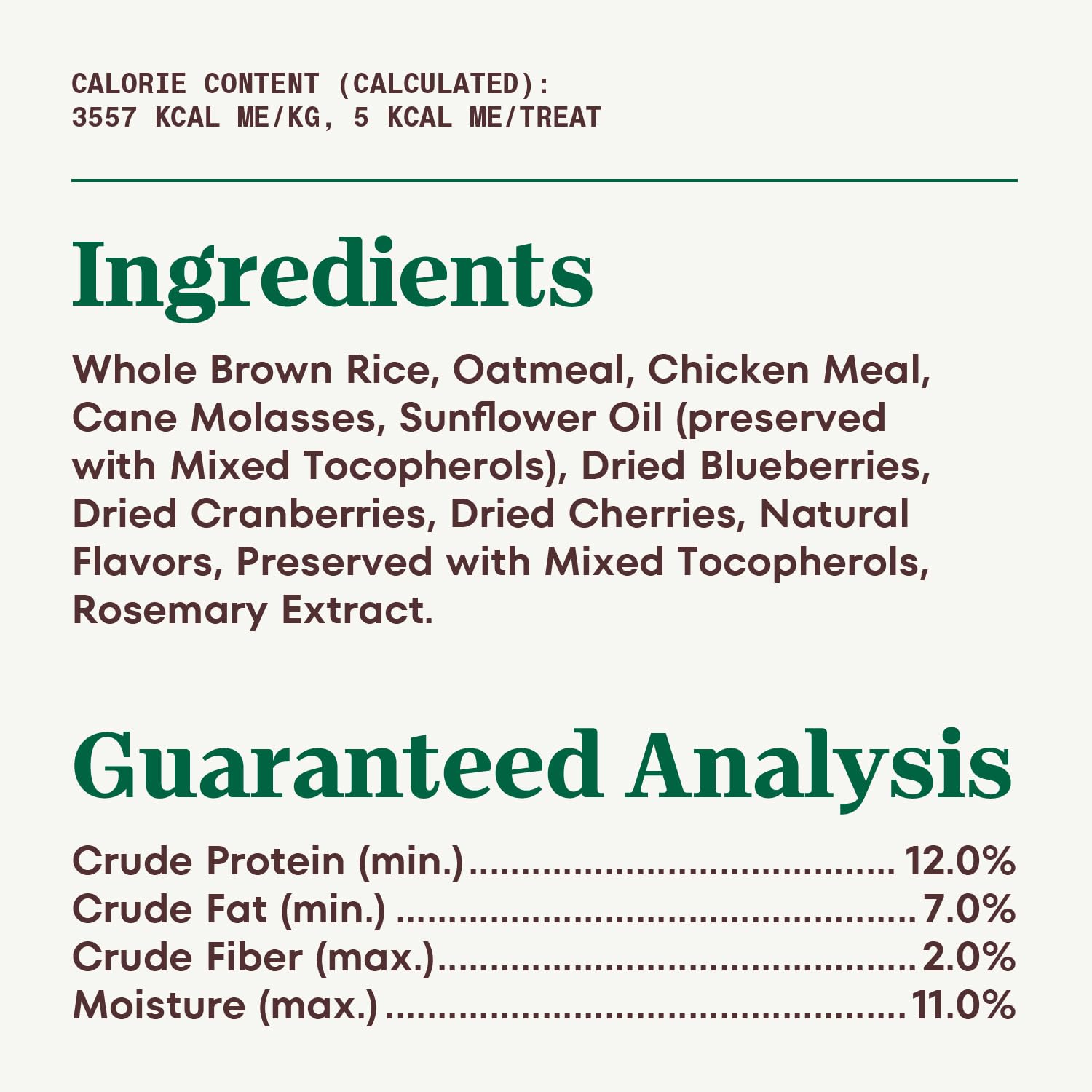 Ingredientes naturales Nutro con minerales clave