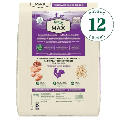 Nutro MAX Cachorro Dientes crujientes, ayuda a mantener dientes limpios