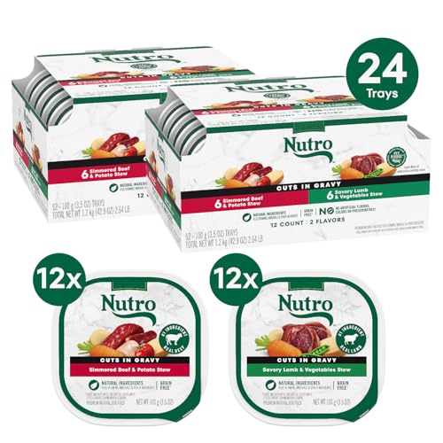 Nutro Cortes en Salsa cordero y verduras, sabor agradable para perros