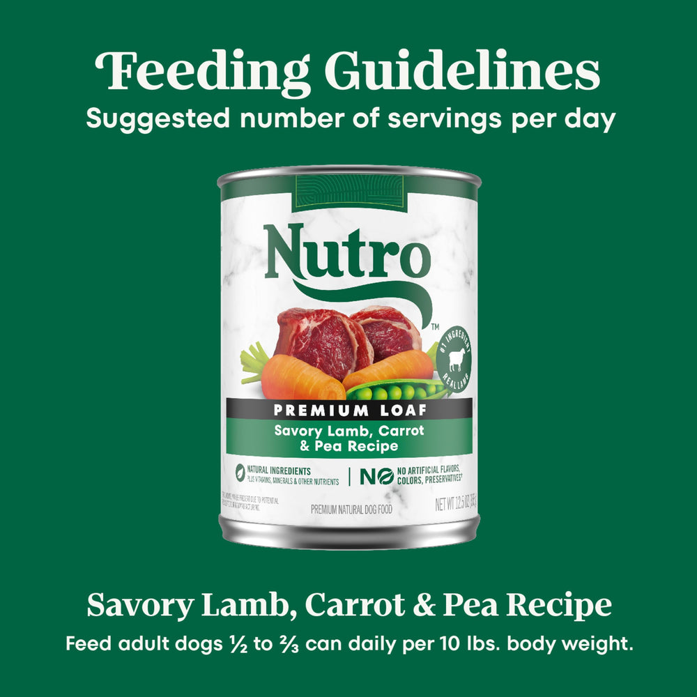 Nutro Premium Loaf: ideal para perros adultos que disfrutan cordero.