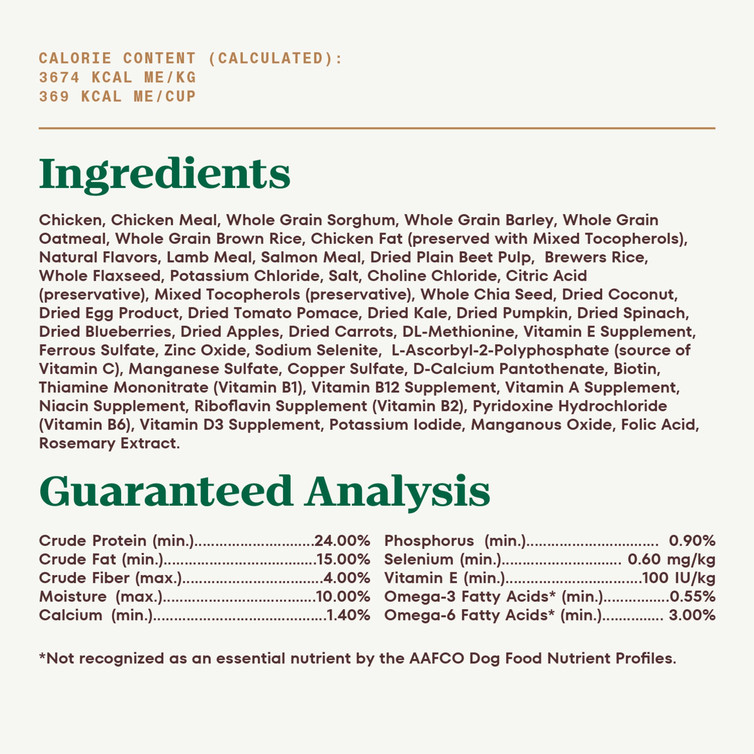 Nutro Ultra sin subproductos de pollo, sin maíz, trigo ni soya.
