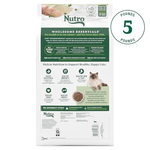 Nutro Wholesome Essentials con pollo real como ingrediente principal para defensas naturales